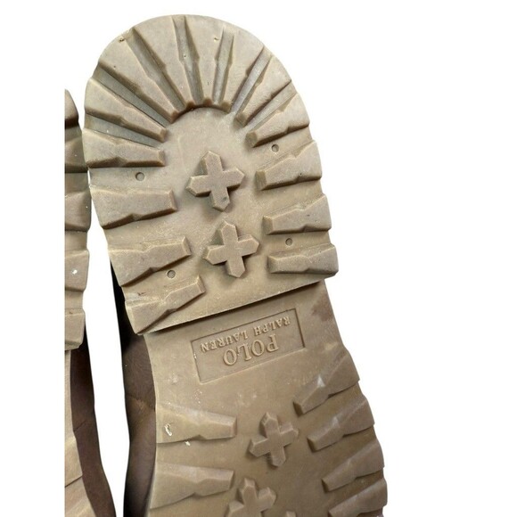 Polo Ralph Lauren Whitsand Duck Boots Mens Size US 11.5 D Brown Leather Lace Up - Picture 12 of 12